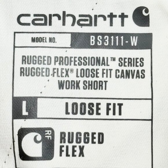 Carhartt Women's Rugged Flex Black Canvas Work Shorts Size 6 NWT 10" Inseam - Picture 5 of 12